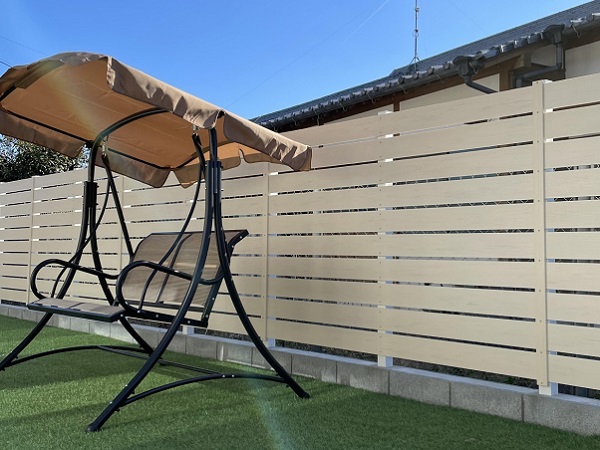 お庭の目隠しは外構計画の大切なポイント:フェンスの高さ