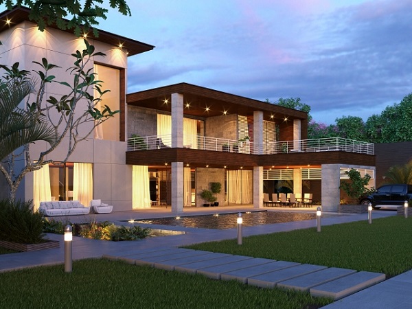 玄関アプローチの素材選びのポイント；コンクリートアプローチ